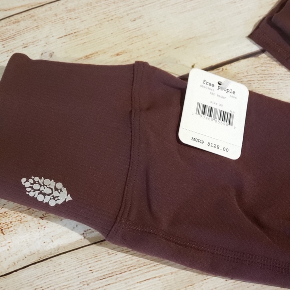 Free People Gone Adrift Legging Purple New - Picture 3 of 4